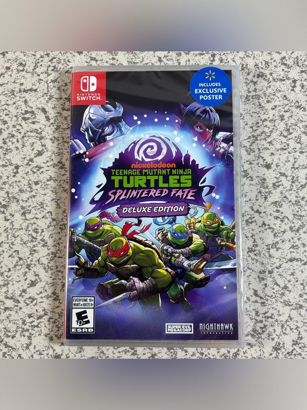Teenage Mutant Ninja Turtles Splintered Fate Nintendo Switch Deluxe w/Poster TMN